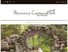 Tablet Screenshot of memoriescaptured.org